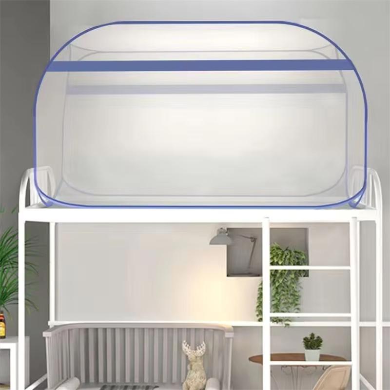 

Simple Home Universal Mosquito Net Summer Encrypted Bedroom Mosquito Net Dormitory Installation-free Single Mosquito Net