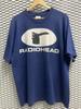 T-shirt unisex a maniche corte colore blu navy band Radiohead Uomo Donna S5XL T-shirt Unisex