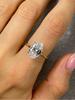 925 Silver Zirconia 1-3CT Gorgeous Shiny Oval Stone Ring For Women Engagement Wedding Luxury High Quality Fine Jewelry