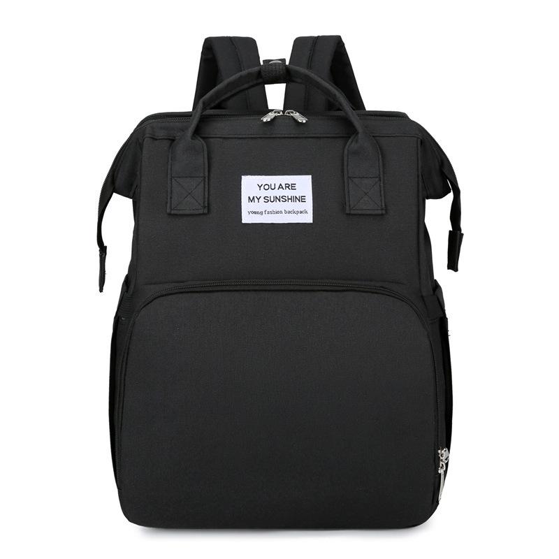 Upgraded Foldable Mummy Backpack: Multifunctional Large-Capacity Baby Bed