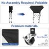 Collapsible Hammock Ball Cart with Wheels Rolling Collapsible Cart Large Capacity for Easy Storage and Transport