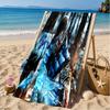 Powerful Warrior Kombat Beach Towel, Microfiber Beach Towel, Perfect For Pool, Beach, Travel, Home Decor Beach Party Fan gifts