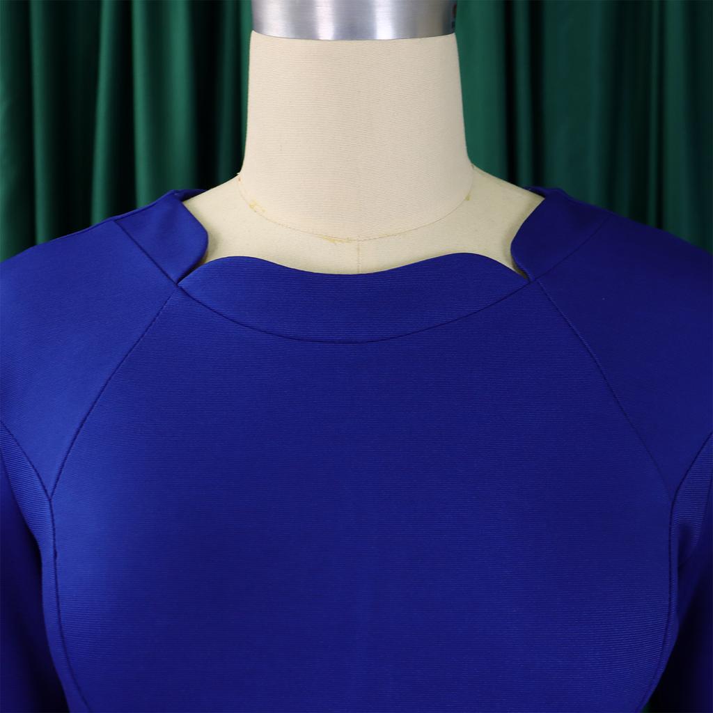 YYFS Robes décontractées pour femmes, mode été printemps, couleur unie, imprimé, manches courtes, col carré, taille haute