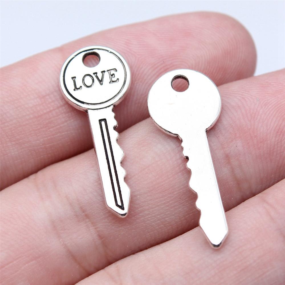 Key And Lock Charms Pendant Child Jewellery Massive Funny Art Supplies