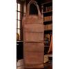 Leather Drumstick Bag Floor Tom Hooks | Holds 10-12 Drumsticks Mallets Brushes | Percussion Stick Bag with Strap & Handles