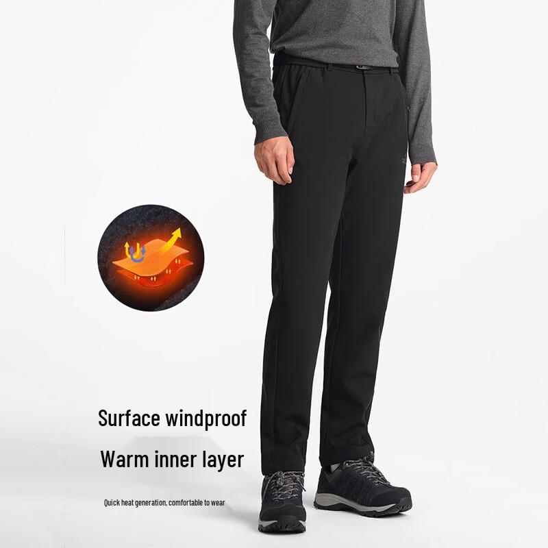 Pelliot Men's Outdoor Warm Soft Shell Pants