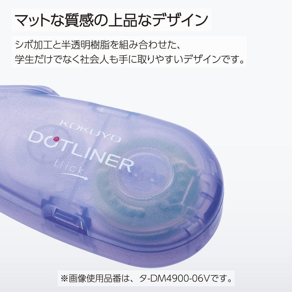 KOKUYO Dotliner Flick Tape Glue Refill Tape 3-Pack (TA-D4900-06X3)