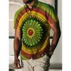 Rainbow 3D Print Unisex Hawaiian Shirt Short Sleeve