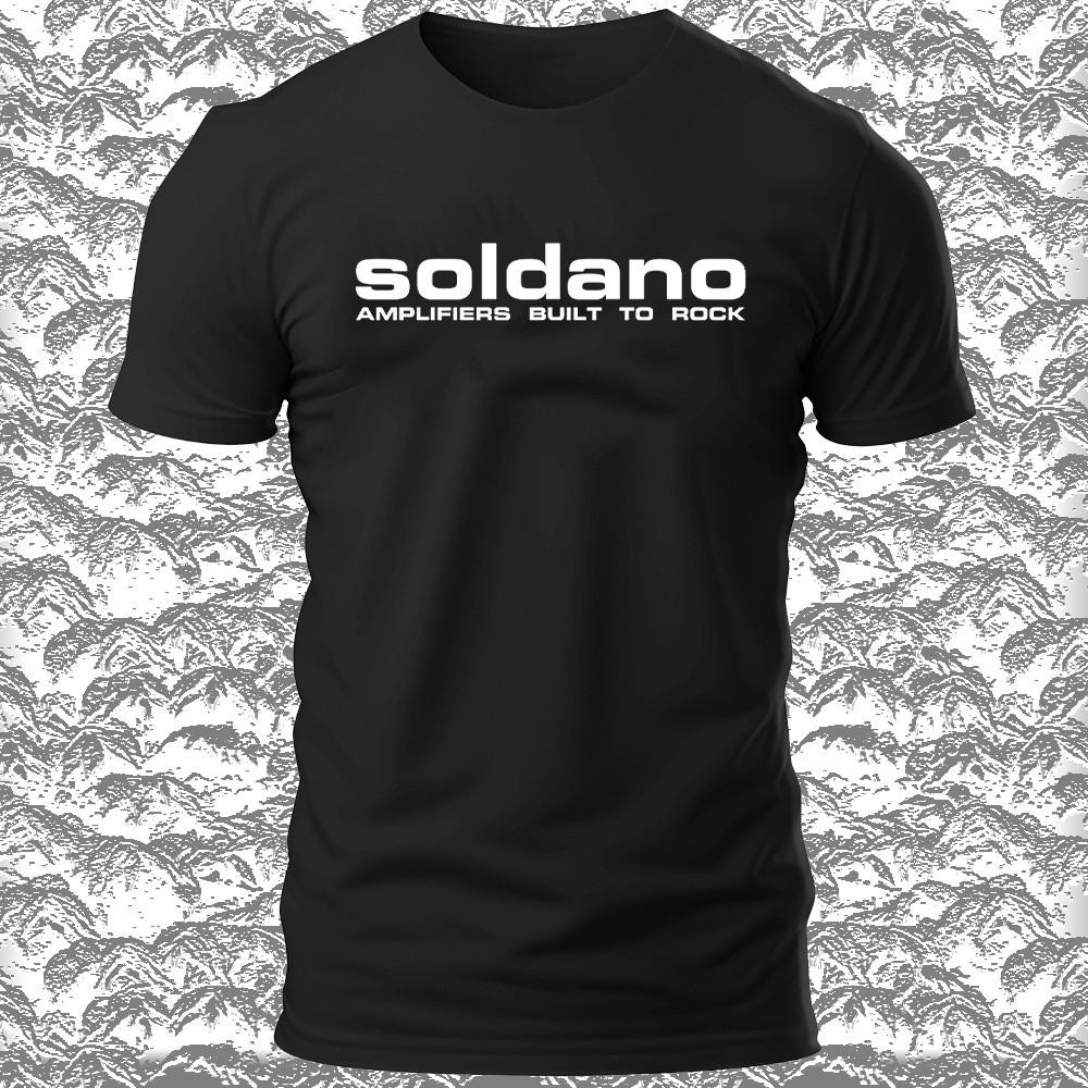 Nové tričko Soldano Build Amplification Logo Unisex Vtipné Vyrobeno v USA S až 5XL Unisex tričko
