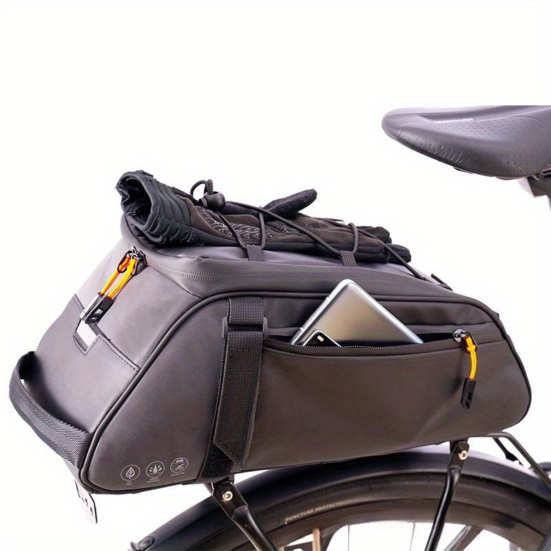Bicycle Rear Rack Bag Waterproof Large Capacity Bike Storage Pannier for Cycling Commuting Travel Outdoor Adventure