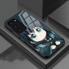 Custodia per Telefono Anime Muichiro Tokito Per Samsung S26 S25 S24 FE S23 S22 S21 Plus S20 Ultra Note20Ultra Copertura in Vetro Nero