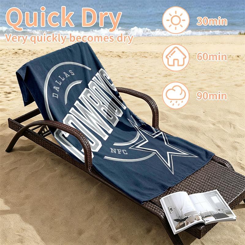 Dallas Cowboys Beach towels also serve as bath towels summer essential a musthave for the outdoors the beach and the pool