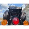 Leather Motorcycle Combo Bag Black Saddle Pouch Bags Panniers Tool Side Luggage
