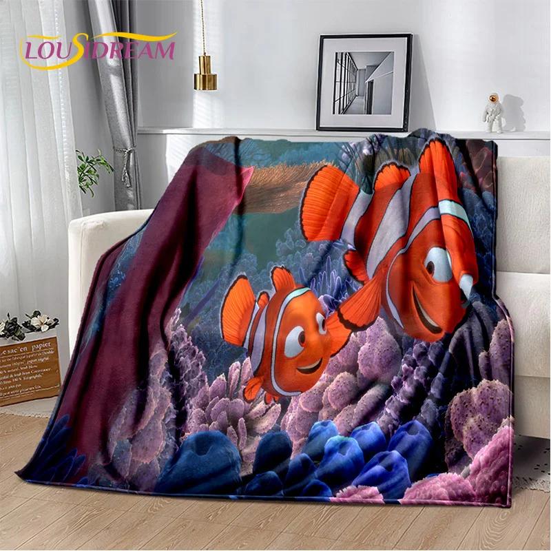 29 Style Cute Finding Nemo Cartoon Sea World Blanket,Flannel Soft Throw Blanket for Home Bedroom Bed Sofa Picnic Office Kid Gift