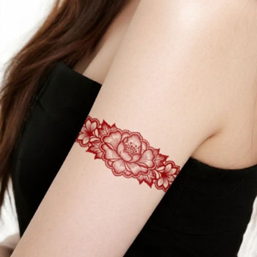 Indie Mehndi Květina Henna Dočasné Tetování Falešná Body Art Nálepka Ženy/Dáma/Dívka