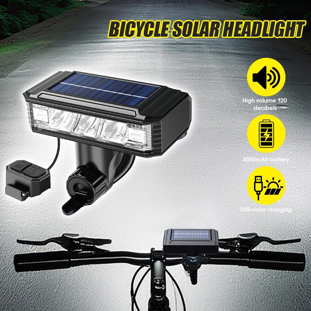 Bicycle Light Front LED Bike Light 8000mAh Waterproof Accessories Cycling Lamp Rechargeable Bike Flashlight MTB Road Y3M6