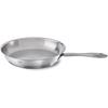 Fissler Catania 24cm Frying Pan, Gas/IH Compatible, Oven Safe, All Stainless Steel, Silver, 081-353-24-100 (Official Japanese Product)