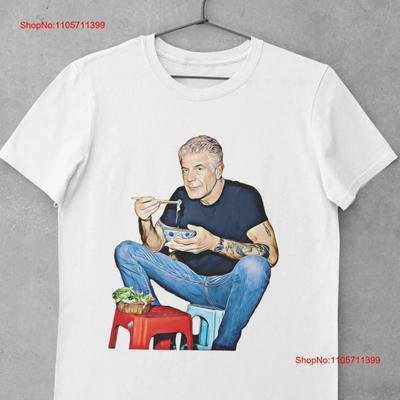 Anthony Bourdain T-Shirt Parts Unknown Lang- oder Kurzarm Vintage Gewaschen Stilvoll Dehnbar Designer Kleidung Vielseitig
