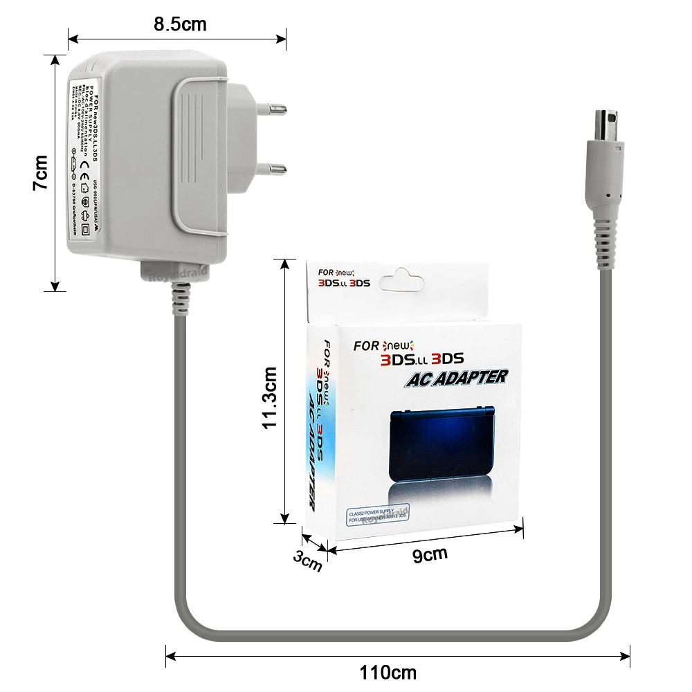 EU US Plug 100-240V Home Travel Wall Power Supply AC Adapter Charger for NEW 3DS XL/2DS XL/3DS XL LL/3DS/2DS/NDSI/NDSI XL