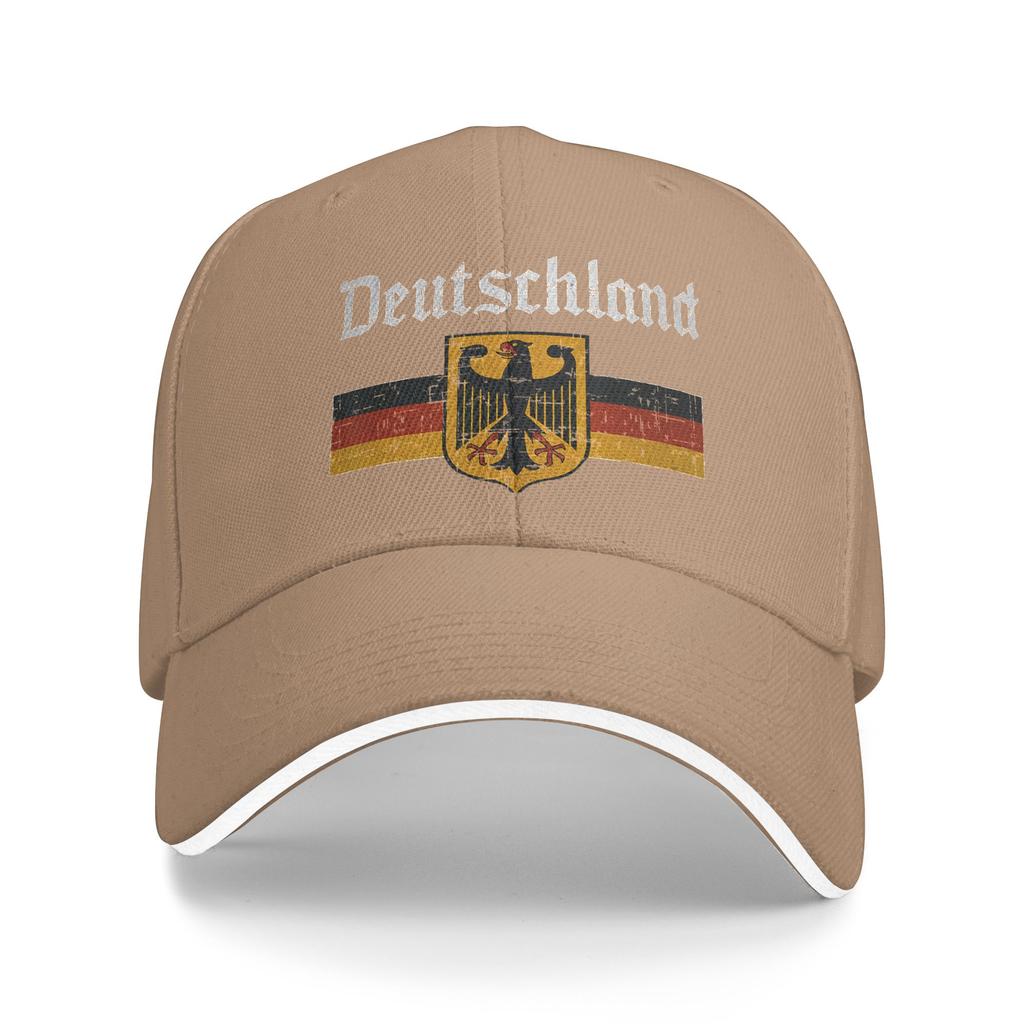 Summer Casual Baseball Cap Deutschland Flag of German Kpop Rock Trucker Hat For Unisex Men Sun Visor  Street Style Baseball Caps