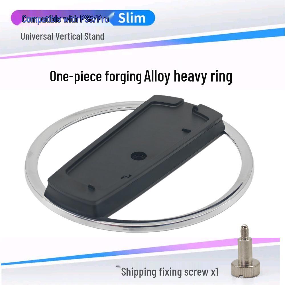 PS5 Metal Vertical Stand: Sturdy, Anti-Tip Console Holder & Game Accessory
