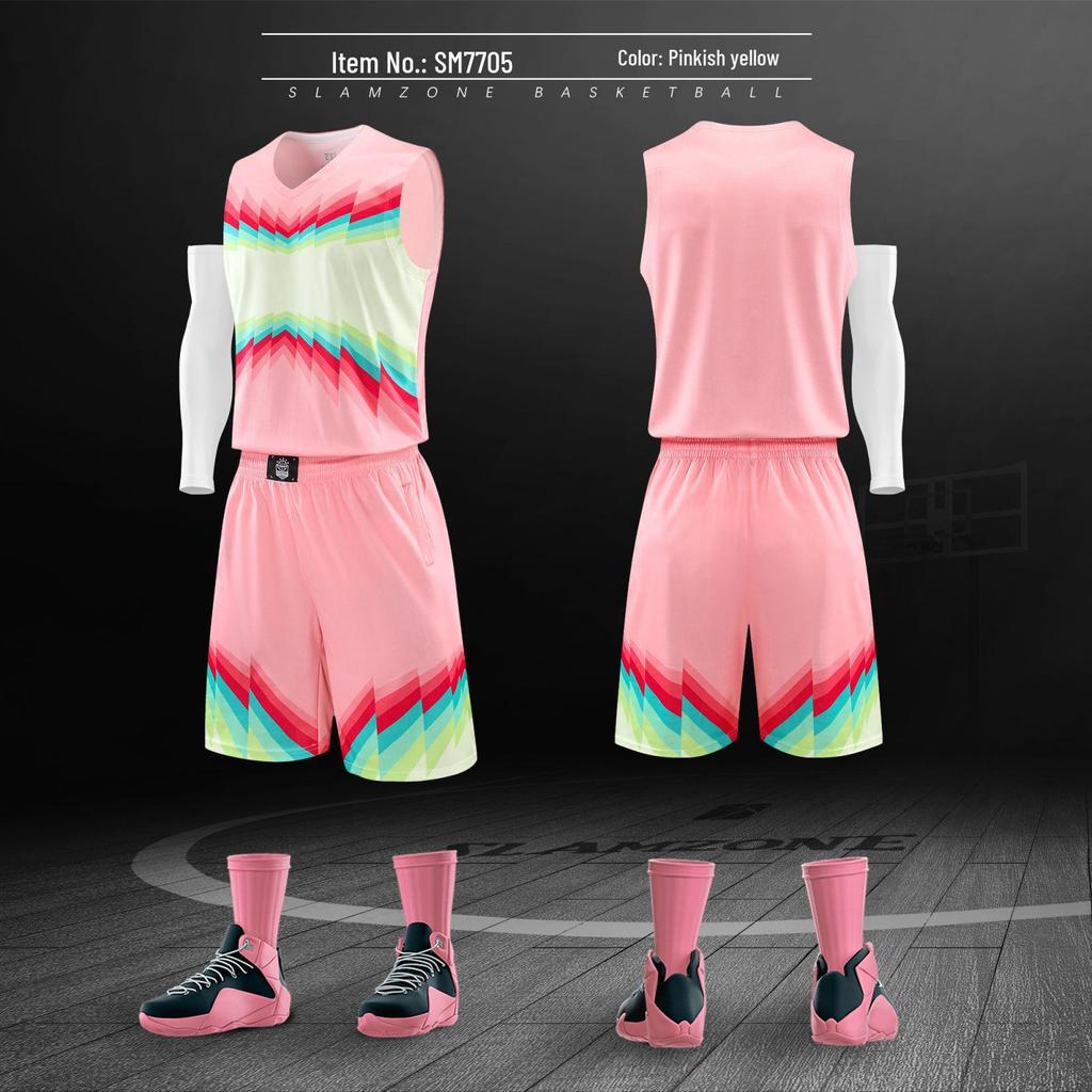 Set Tricou de Baschet Respirabil cu Uscare Rapidă pentru Copii și Adulți: Uniformă de competiție de vară