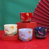 Chinese Ceramic Japanese Style Single Jade Blue Master Cup Kung Fu Tea Brewing Bowl Simple Gift Packa