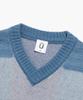 ISTKUNST Uuu Oval Logo Coloring Knit Vest_Blue(Ik2Cfmk680A)