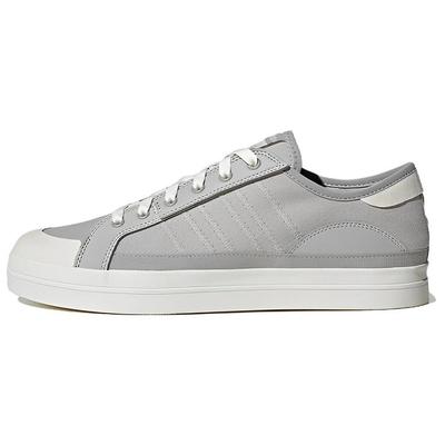 Neo City Płócienne Odporne na Poślizg Trwałe Lekkie Niskie Buty Skate Unisex Sneaker Srebrnoszary IE0417