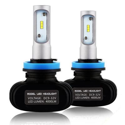Zodoo ZS1 - H1 LED Headlight, Conforms To H1/H4/H7/H8/HB3/HB4 Vehicle Inspections, Exchangeable, 50 W