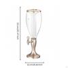 Illuminated Beer Dispenser Column Ice Light Single