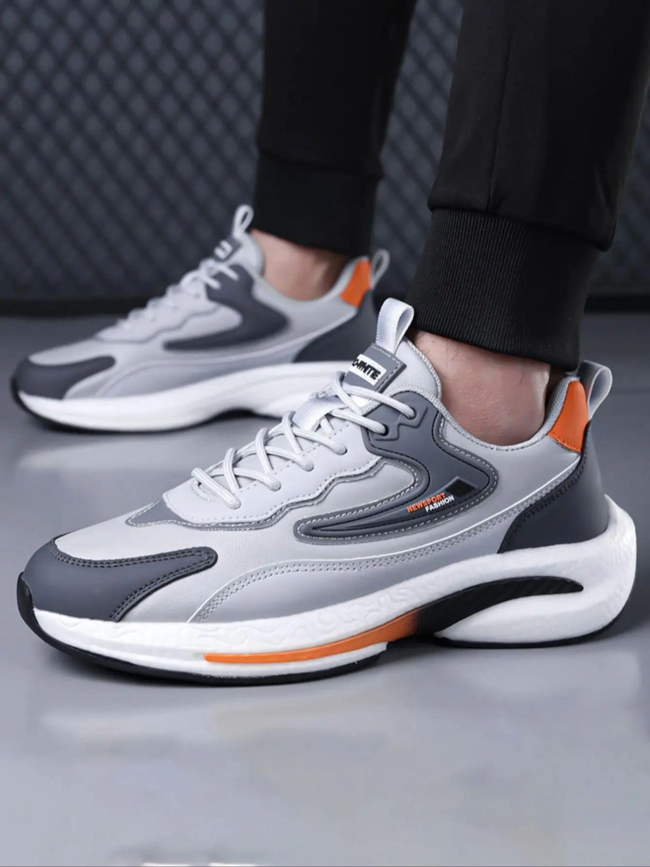 Men s Sports Shoes, Men s Spring Casual Breathable Running Shoes, Men s Thick-Soled Dad Shoes 41