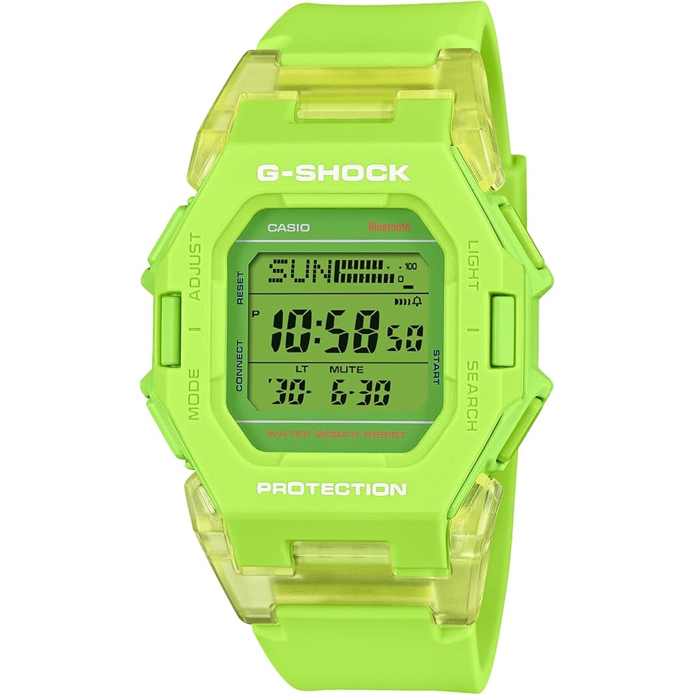 Casio G-Shock GD-B500S-3JF Men s Green Bluetooth Watch with Step Counter Function