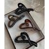 Niche High-Quality Hollow Heart Hair Claw for Women - Large 2025 Shark Bun Clip
