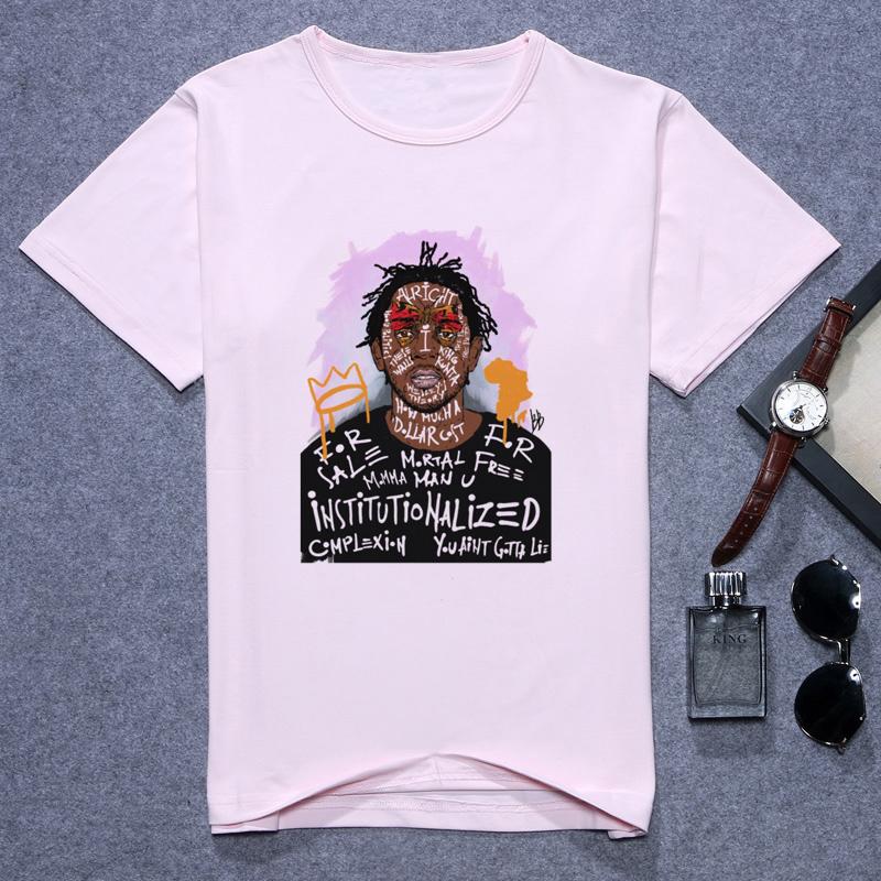Harajuku Damn Tshirt Kendrick Lamar T Shirt Men Casual Hip Hop Short Sleeve Summer Tees Male Tops Camisetas Hombre Tshirt S