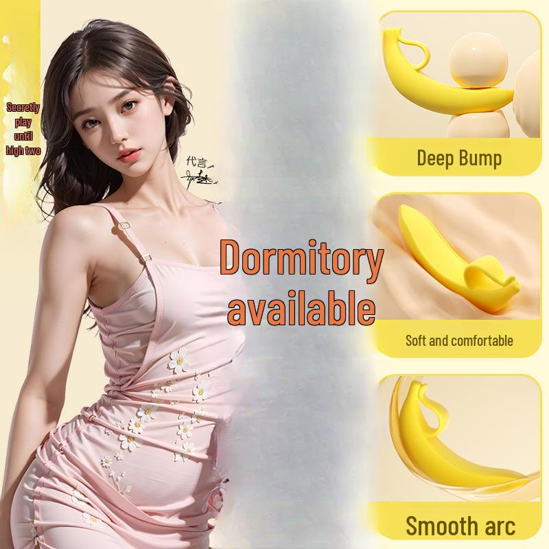 Women's Banana-Shaped Manual Masturbation Toy - 250 Pieces/Box