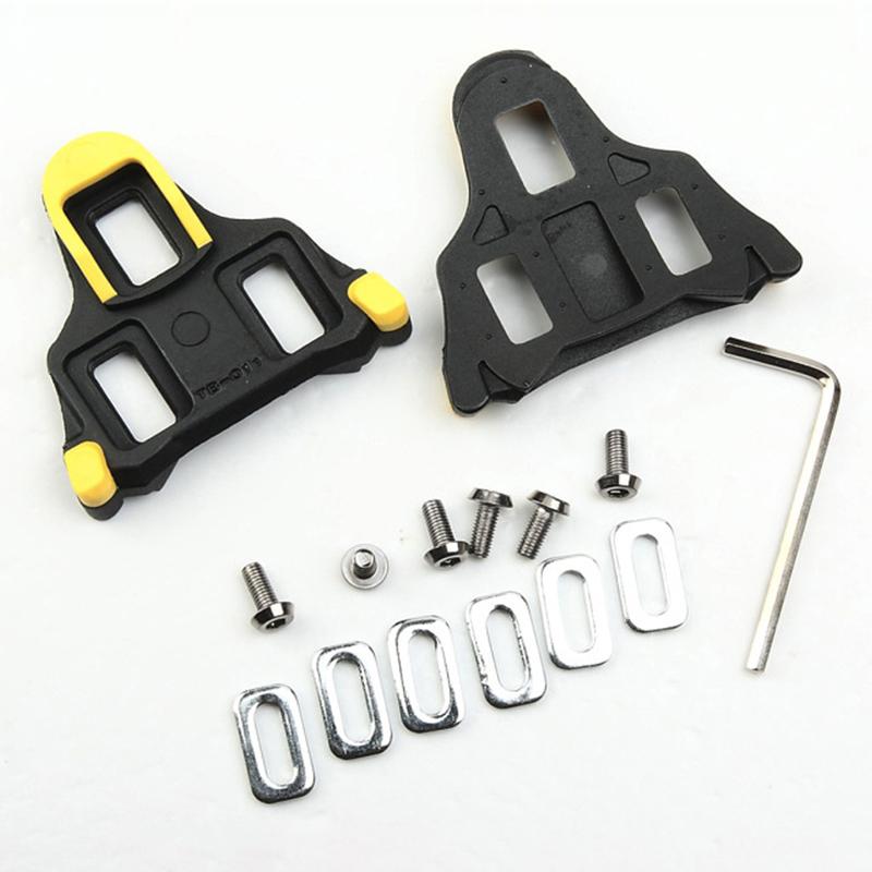 

Группа зажимов для обуви для шоссейного велосипеда, самоблокирующийся лист для горного велосипеда, аксессуары для велоспорта жёлтый