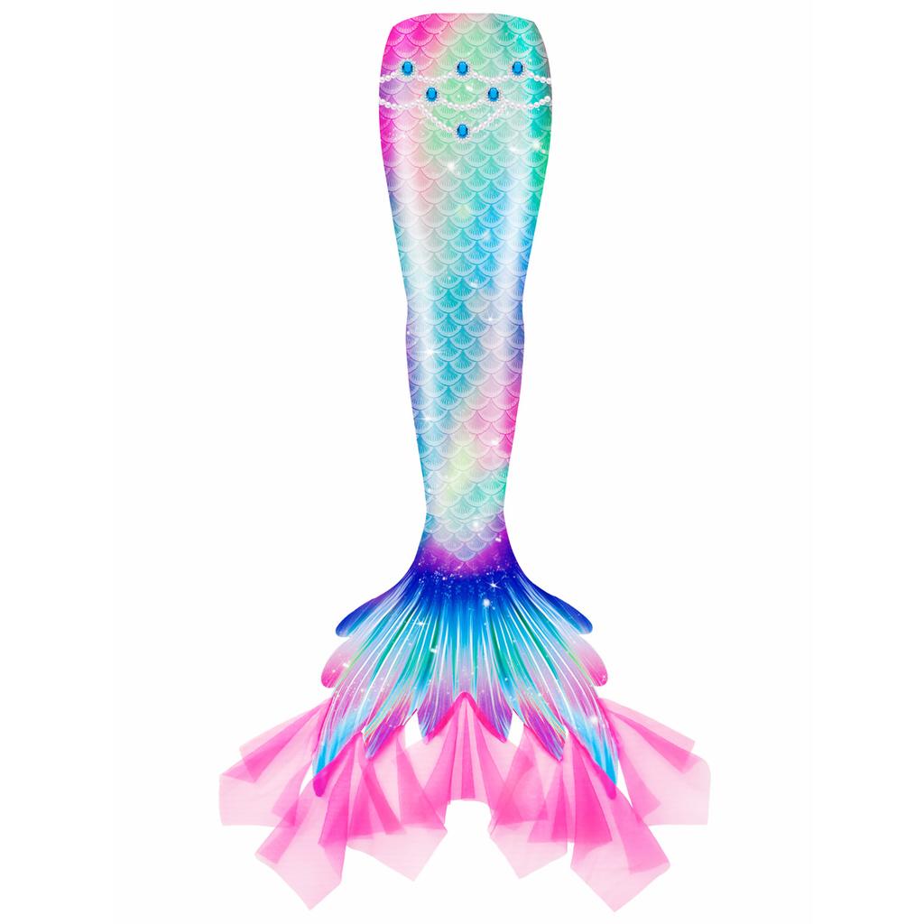 Coda da Sirena per Bambina Costume da Bagno Sirena per Bambina Costume da Bagno Principessa Ariel Esplosione Transfrontaliera