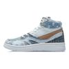 Li Ning 937 Deluxe Hi21 Schokabsorptie Antislip Slijtvast Ademend Ondersteuning High-Top Retro Basketbalschoenen Heren sneaker Blauw AGBR033-3