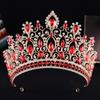 DIEZI New Elegant Baroque Crystal Crown For Women Girls Wedding Vintage Bride Queen Bridal Tiaras Hair Accessories Headbands