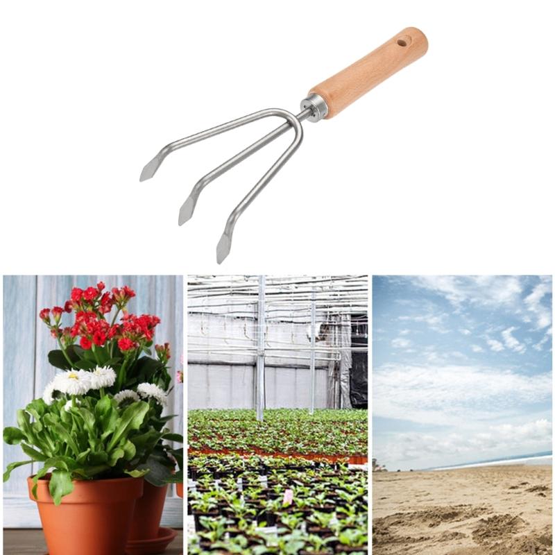 Mini Gardening Potting Tools Handle Spade Shovel Rake Shovel Multifunctional Household Plants Bonsai Succulent Tools