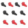 10/6Pcs Silicone Covers Battery Terminals Caps Pile Head Protective Car Accessories 12v Battery Bornes Retardant Insulation