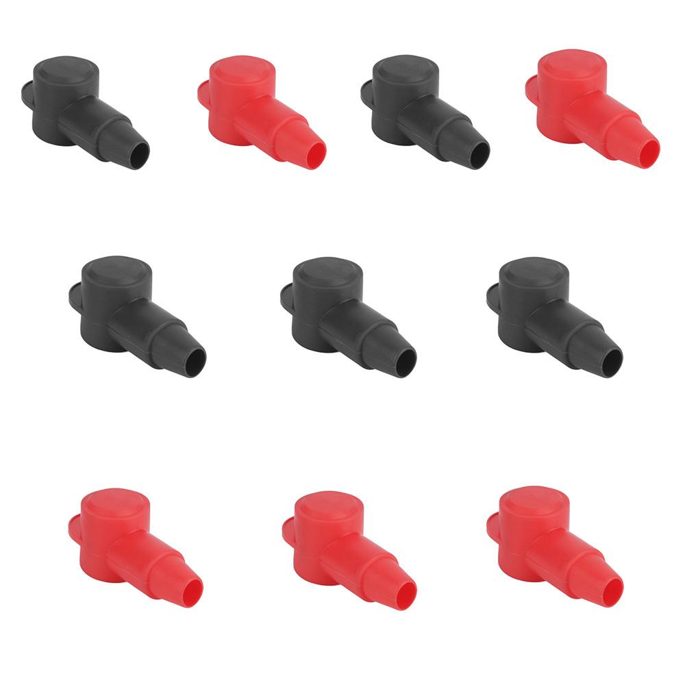 10/6Pcs Silicone Covers Battery Terminals Caps Pile Head Protective Car Accessories 12v Battery Bornes Retardant Insulation