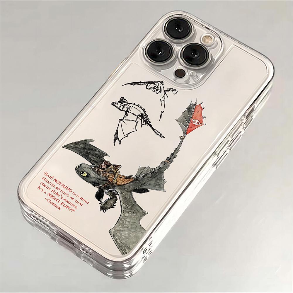 HOT Lovely Toothless Fury Dragon New Phone Case For iPhone 17 16 16e 15 14 13 12 11 Mini Pro Max X XR XSMax 7 8 Air Plus