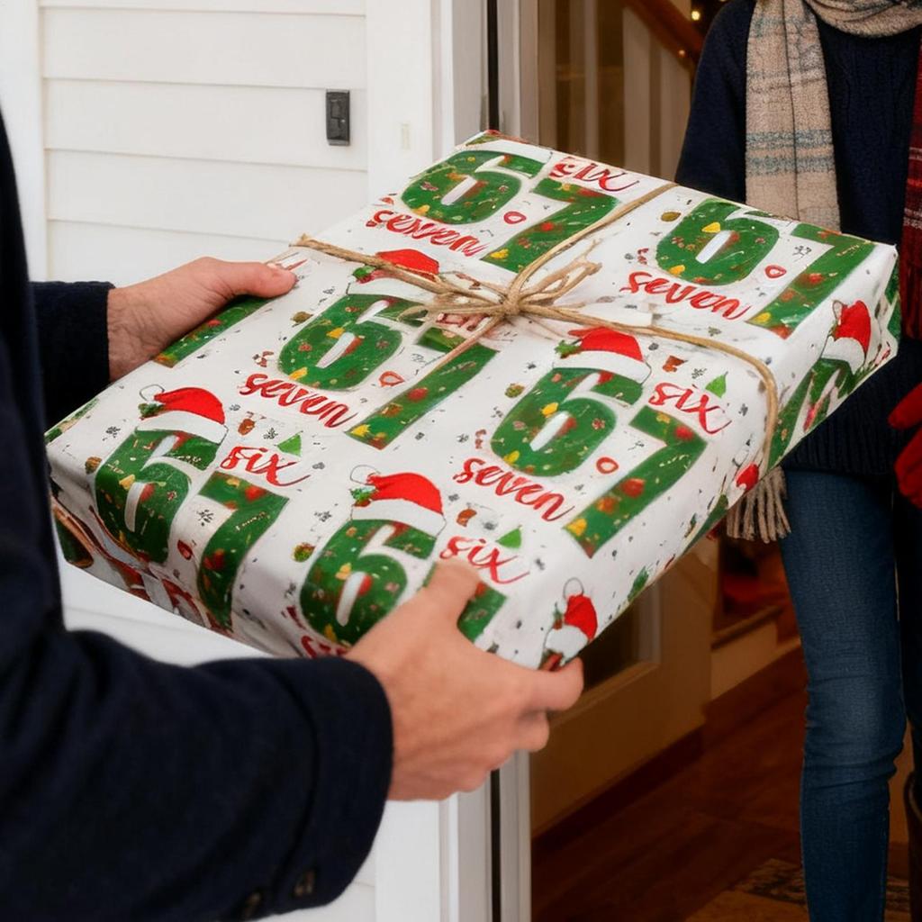 Christmas Wrapping Paper Sheets Funny Santa Home Decor Christmas Wrapping Paper Bulk For Birthday Halloween Holiday New Year