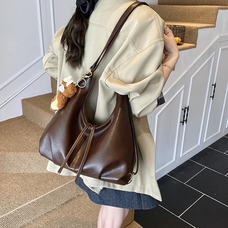 Tote bag women's 2025 new large-capacity commuter backpack casual multi-functional shoulder messenger bag travel backpack