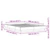 Bed Frame Concrete Grey 120x200 cm Engineered Wood