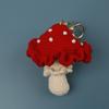 Einzigartige Pilz-Serie Häkel-Schlüsselanhänger Zufällige Farbverlauf-Farbe Pilz-Schlüsselanhänger Für Taschenanhänger Gestrickter Pilz-Schlüsselanhänger Individuell