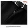 Women's Off-White Velvet Woolen High-Waist Slimming Wide-Leg Pants - Autumn/Winter 2025 Collection