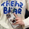 Applicable To Apple 16 Promax Mobile Phone Case IPhone 14 Cartoon Mirror Bracket 13 New Women 12 Crossbody Rope 15